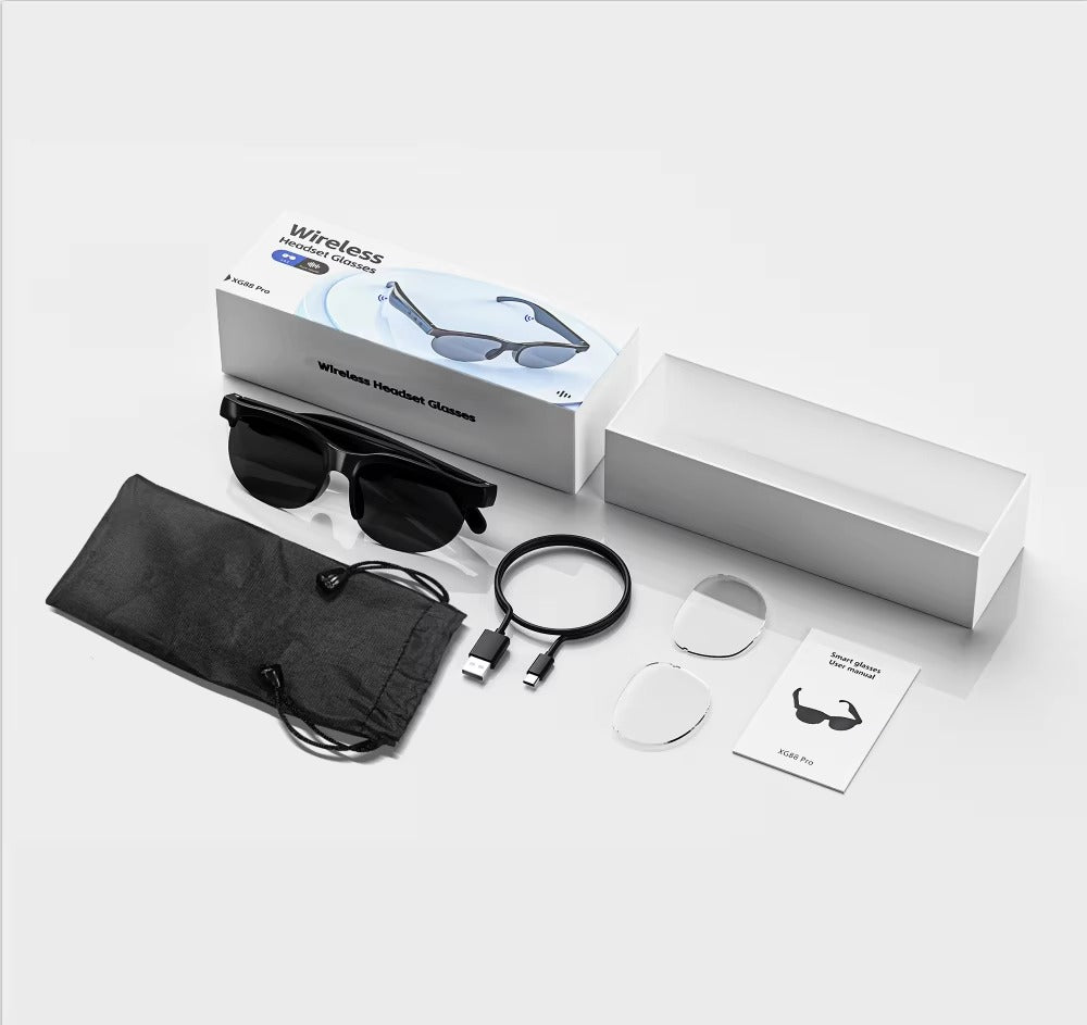 Ochelari de soare Smart - Înregistrare Video HD, Traducător în Timp Real, - Ochelari Smart Potriviti pentru Călătorii, Activități în Aer Liber, Sport